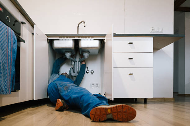Professional Drain Cleaning technician working in Atkinson, IL